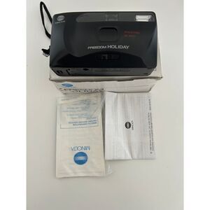 Minolta Freedom Holiday Point & Shoot Film Camera with Original Manual Vintage